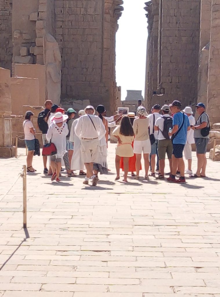 IMG 20200901 WA0043 معبد الكرنك يستقبل السياح بعد توقف 4 اشهر بسبب كورونا