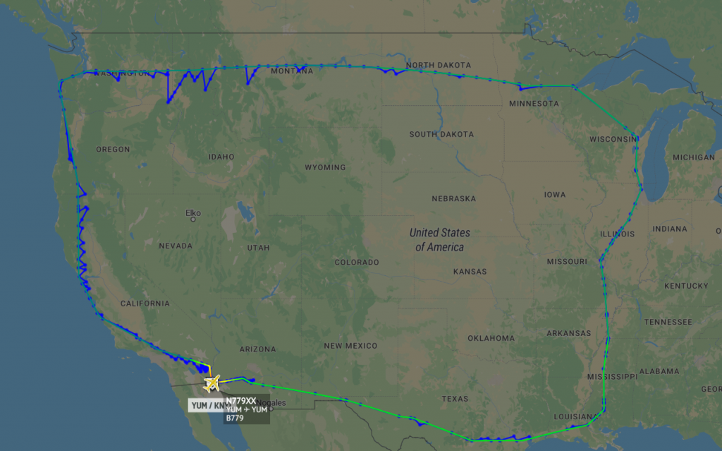 Screenshot 405 بوينج تحتفل بنجاح محرك طائرة 777X في رحلتة التجريبية الأخيرة حول الولايات المتحدة الأمريكية