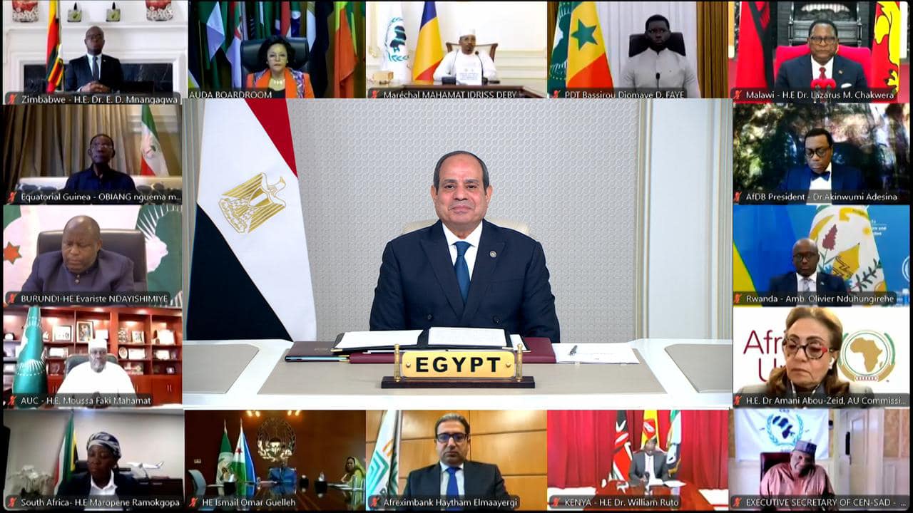 476827540 1182134536608606 6771449810164488217 n الرئيس السيسي يشكر نظيره الموريتاني على جهوده المضنية خلال فترة توليه رئاسة الاتحاد الإفريقي